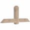 Ekena Millwork Eugene Smooth Timber Gable Bracket, Douglas Fir, 60"W x 25"H x 5 1/2"D x 5 1/2"F, 10/12 Pitch GBW060X25X0606EUG00SDF - alternate 3